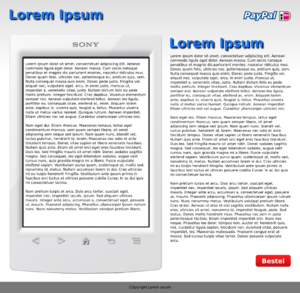 Frisse simpele e-book layout / landingspage-ebook-landing-page-png