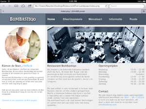 Restaurant Homepage-ios-simulatorschermafbeelding-jun-2013-05-png