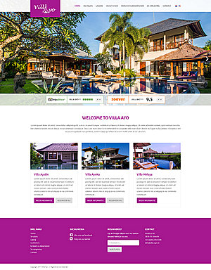 Webdesign voor vakantie villa website-villa-ayo-home-jpg