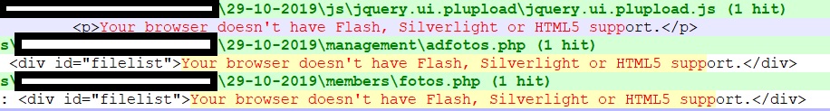 Fout: No Flash, Silverlight or HTML5 support.-warning-jpg