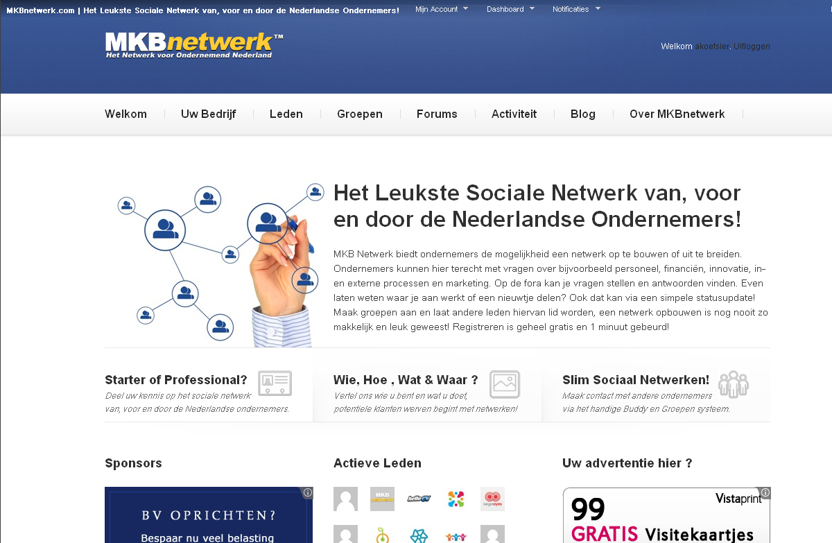 Het Sociale Netwerk van Nedelandse Ondernemers-mkbnetwerk_screenshor-bmp