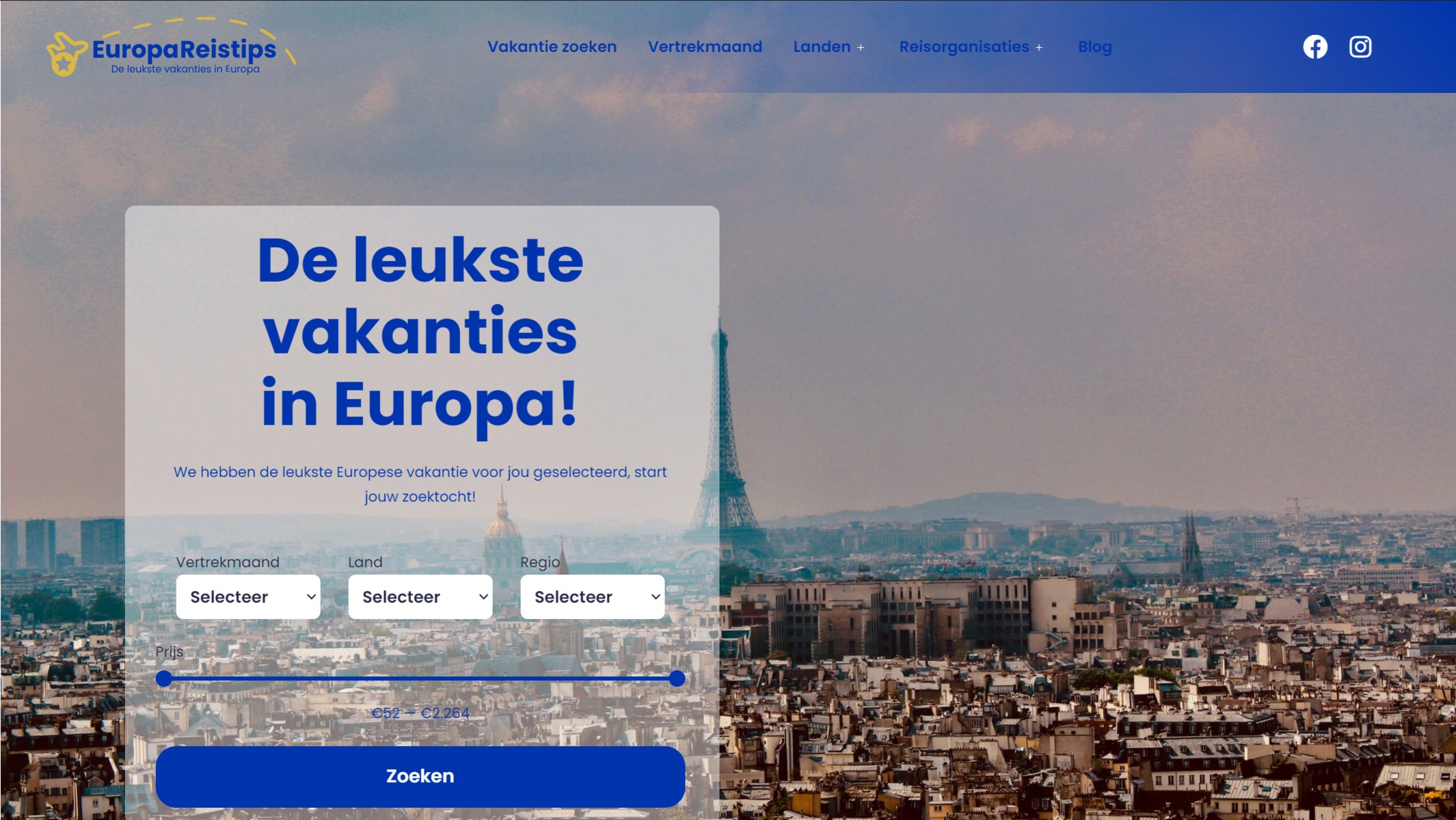 Europareistips.nl | Affialite website in vakanties | inclusief AI herschrijf functie-europa-reistups-jpg
