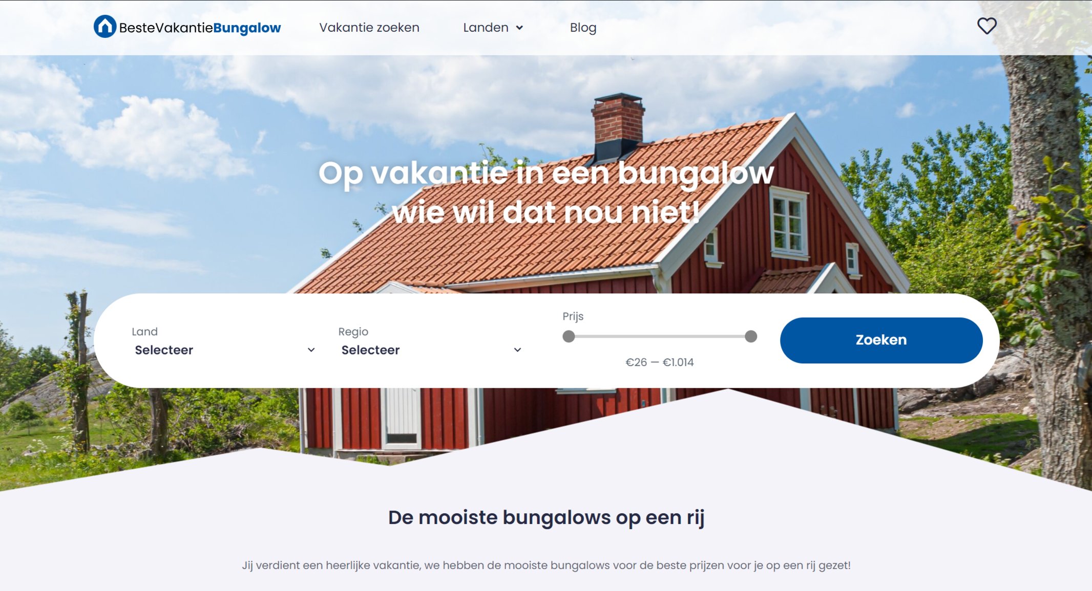 Bestevakantiebungalow.nl - Mooie basis affiliate vakantie website-vakantiebungalow-jpg