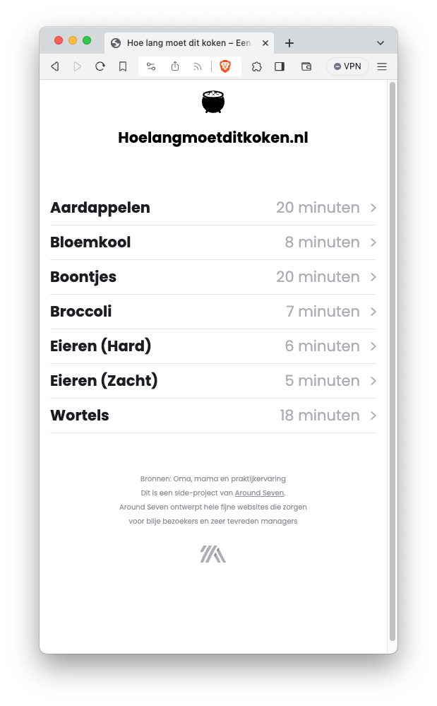 hoelangmoetditkoken.nl | 150 bez/dag-screenshot-2024-01-at-09-05-png